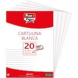 thumbnail of Pacote de 20 Cartolinas 180g. A4 branco