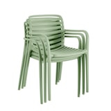 thumbnail of METRO PROFESSIONAL Silla apilable con reposabrazos Gastro Elaria, plástico, verde aguacate