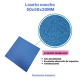 thumbnail of Pavimentos Arquiservi - Losetas de Caucho - Pack 10 - 50x50x20mm (Azul)