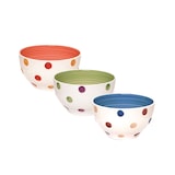 thumbnail of Excelsa lot de 6 bols Pois céramique 14x8x14 cm multicolore