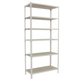 thumbnail of PROREGAL Étagère charge lourde GIANT MULI | HxLxP 250x100x50cm | 150kg par niveau | Blanc | Étagère robuste de Garage