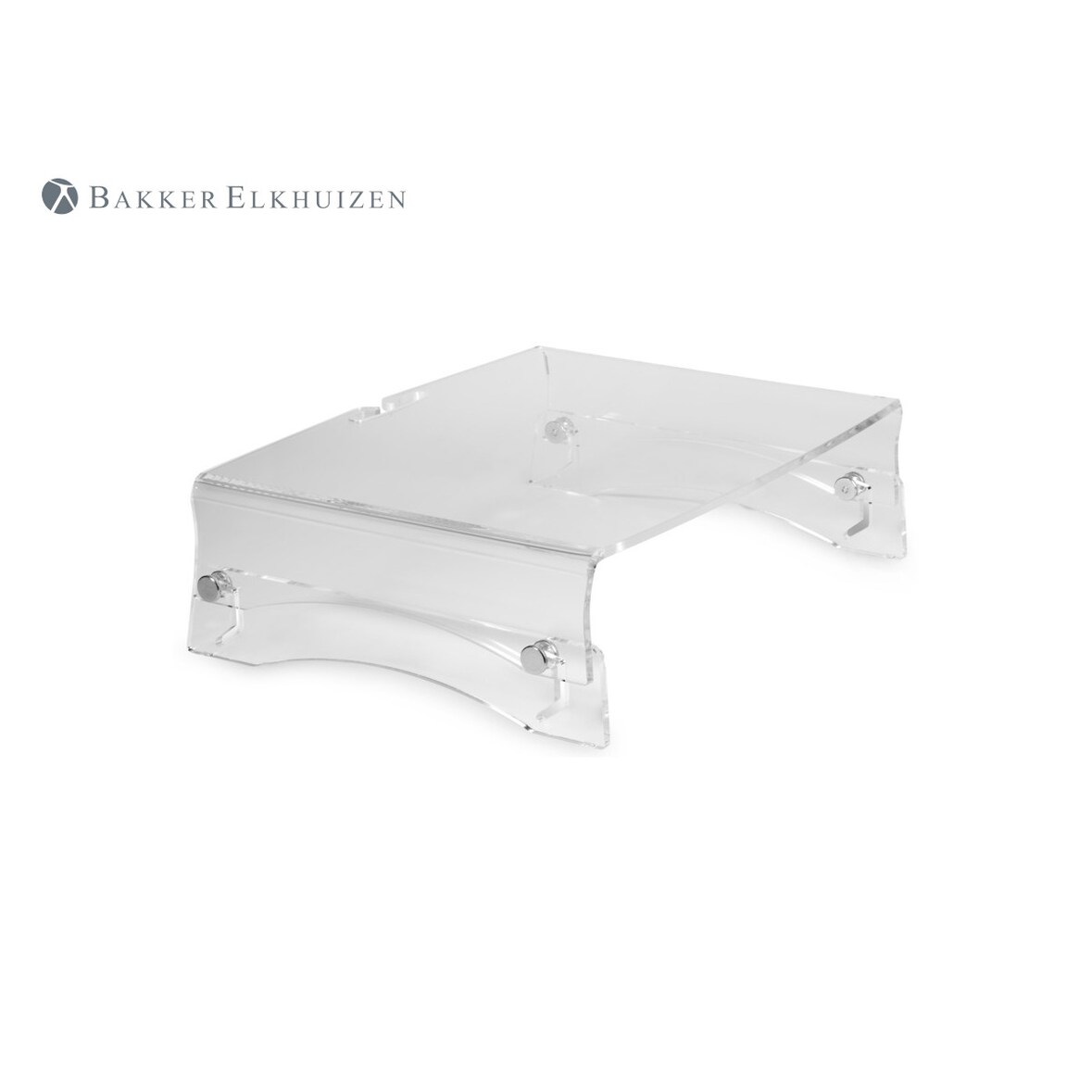 BakkerElkhuizen Monitor Erhöhung höhenverstellbar bis 15 kg, Acryl