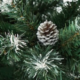 thumbnail of tectake Árvore de Natal artificial com pinhas suporte de metal 180 cm  Verde