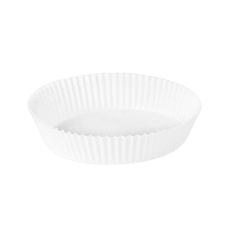 MONOUSO - Kraftpapier für Heißluftfritteusen Weiß 90g Ø22x4cm (50 Stück)