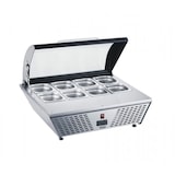 thumbnail of Saladette à Poser Pizza   8 x GN 1/6       R600a   Acier inoxydable67 767x612x328mm COMBISTEEL