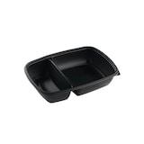 thumbnail of Menüschale, PP, schwarz, zweigeteilt, 600/300ml