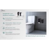 thumbnail of KOMPLETT-SET Toilettenkabine: Toilettenpapierspender + SENSOR Sitzreinigung + Reinigungsschaum + Füllmittel