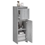 thumbnail of vidaXL Badschrank Grau Sonoma 30x30x95 cm Holzwerkstoff