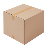thumbnail of 5 x Faltkarton (500 x 500 x 400 mm) stabil 2-wellig Versandkarton Päckchen DHL Hermes Schachtel Box Paket braun BB-Verpackungen