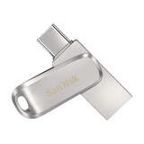 thumbnail of SanDisk Ultra Dual Drive Luxe USB-Stick 256 GB USB Type-A / USB Type-C 3.2 Gen 1 (3.1 Gen 1) Edelstahl