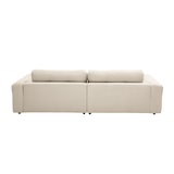 thumbnail of KAWOLA Sofa MIKA Ecksofa Cord cremeweiß Longchair links