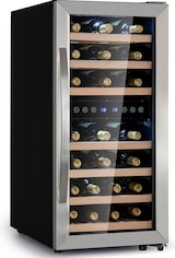 thumbnail of Klarstein Vinamour 33 Duo Weinkühlschrank 2 Zonen 89 L / 33 Flaschen 5-18°C Touch Edelstahl
