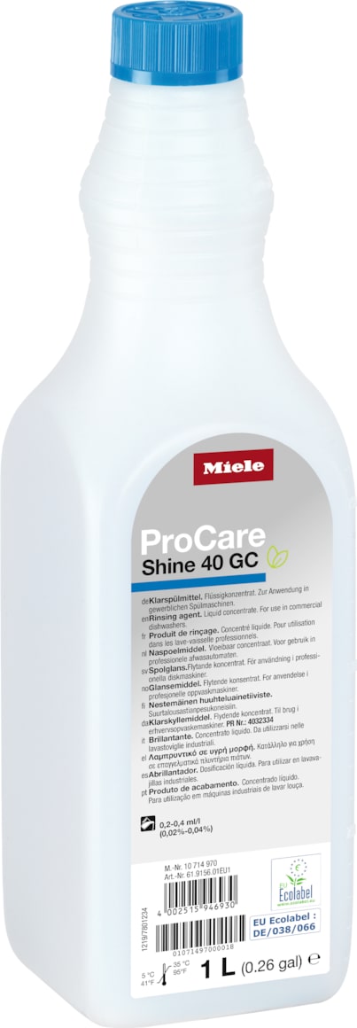 Miele Klarspüler ProCare Shine 40GC 1 Liter