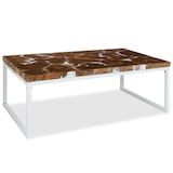 thumbnail of vidaXL Couchtisch Teak Harz 110x60x40 cm