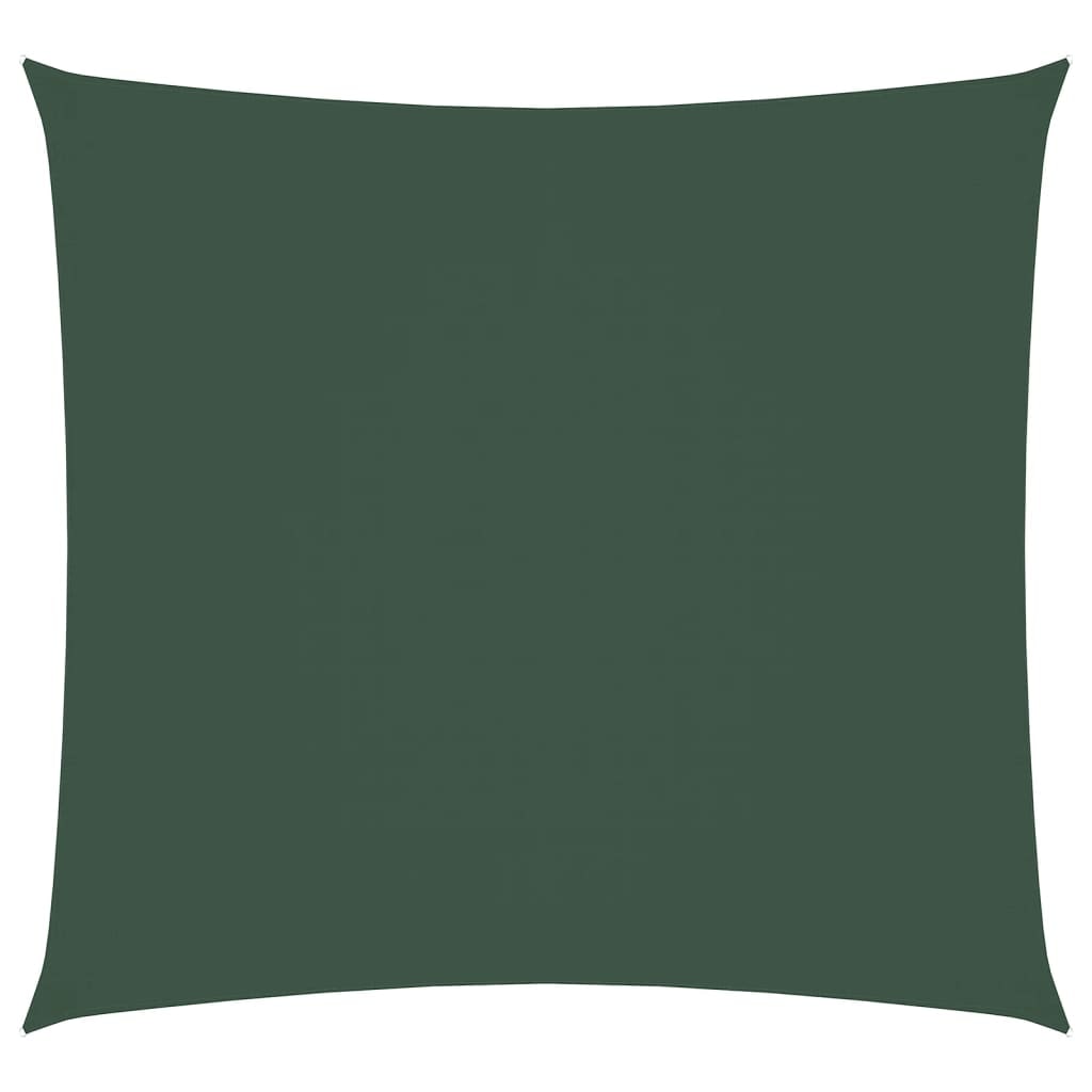 vidaXL Zonnescherm vierkant 2,5x2,5 m oxford stof donkergroen