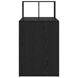 thumbnail of vidaXL Schreibtisch mit Regal Schwarz Eichen-Optik 108 x 55 x 103.5 cm
