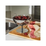 thumbnail of alessi c04 frutero de acero cromado, 150 cl, diámetro 25 cm, altura 20 cm.
