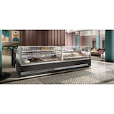 thumbnail of Vitrine réfrigérée à crème glacée gelato  froid ventilé négative  170x110x135 soit 18 bacs de 5 litres blanche ISA 3DSHOW