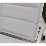 thumbnail of Lettino in alluminio impilabile da giardino con schienale regolabile e seduta in textilene imbottito Marbella -  Gray