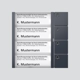 thumbnail of Siedle&Söhne Bus-Tasten-Modul BTM 650-04 AG 210004910-00