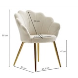 thumbnail of Silla de comedor acogedora y versátil, modelo WL6.438