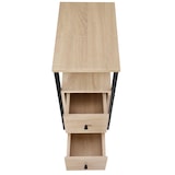 thumbnail of tectake Mesa de cabeceira Tullamore 49,5x30x61,5cm  Madeira Industrial Clara, Carvalho Sonoma