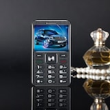 thumbnail of Mini Téléphone Portable Rose Gold 1.77 Pouces Dual SIM Bluetooth MP3 Anti-Perte Noir YONIS