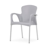 thumbnail of Silla apilable Eva Gris claro