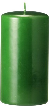 thumbnail of Flachkopf-Stumpenkerzen Fairway Grün 150 x Ø 70 mm, 12 Stück