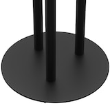 thumbnail of Gastro Esstisch Rund | Ø 110 cm | Dunkle Holzoptik | Premium Gusseisengestell XXL G800