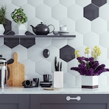 thumbnail of Relaxdays Messerblock unbestückt mit Borsten, ohne Messer, für 8 Messer aller Art, Messerhalter HD 18x11 cm, schwarz