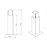 thumbnail of Bio-ethanol tuinhaard buiten biohaard Capri 70 Zwart