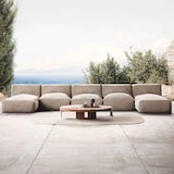 thumbnail of Conjunto de jardín modular 5 plazas con chaise longue beige