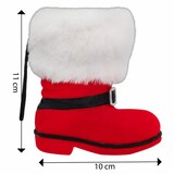 thumbnail of Nikolausstiefel rot 10x6x11cm Weihnachten Deko / Geschenkverpackung