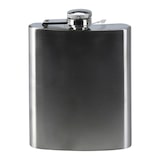 thumbnail of Flachmann 9,5x2,5x13cm 200ml Edelstahl rostfrei lebensmittelecht Taschenflasche für Unterwegs Schnapsfläschchen Trinkgefäß