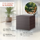 thumbnail of CASARIA® Polyrattan Auflagenbox Kissenbox Gartentruhe 318 L Braun