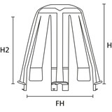 thumbnail of HellermannTyton Deckenabstandhalter SpotClipII 148-00098