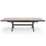 thumbnail of Ausziehbarer Tisch mit 10 Plätzen aus Aluminium und Keramik