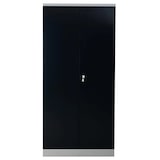 thumbnail of PROREGAL Stahlschrank BEE mit 8 lackierten Fachböden | HxBxT 195x92x60cm | Grau-Schwarz | Werkstattschrank Werkzeugschrank Aktenschrank