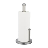 thumbnail of Relaxdays Küchenrollenhalter stehend, Küchenrollenständer Edelstahl, Rollenhalter mit Abrollstop, HxD 35 x 15 cm, silber