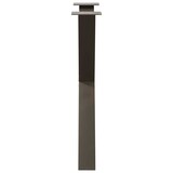thumbnail of vidaXL Esstischbeine X-Form 3 Stk. Naturstahl 80x(72-73) cm Stahl