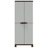 thumbnail of vidaXL Kunststoffschrank 68x39x171,5 cm Rattan-Design