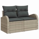 thumbnail of vidaXL Garten-Sofa-Set 6 pcs Hellgrau 234 x 117 x 85 cm Poly Rattan