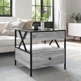 thumbnail of vidaXL Couchtisch mit Infinity-LED Grau Sonoma 50x50x51 cm