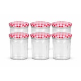 thumbnail of 6er Set Glas Marmeladengläser 300 ml – Einmachgläser mit Schraubdeckel (für Marmelade, Honig, Chutney & Saucen)