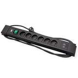 thumbnail of BACHMANN CONNECTUS 6xUTE, 1xSchalter 1xUSB A/C 22W 2,0m CEE7/7 Schwarz