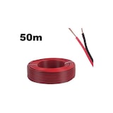 thumbnail of Cable de Audio para Altavoces de 50 Metros, Bobina Rojo Y Negro