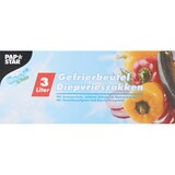 thumbnail of Papstar Gefrierbeutel, LLDPE 3 l 32 cm x 25 cm transparent in Faltschachtel, 12 x 75 Stück