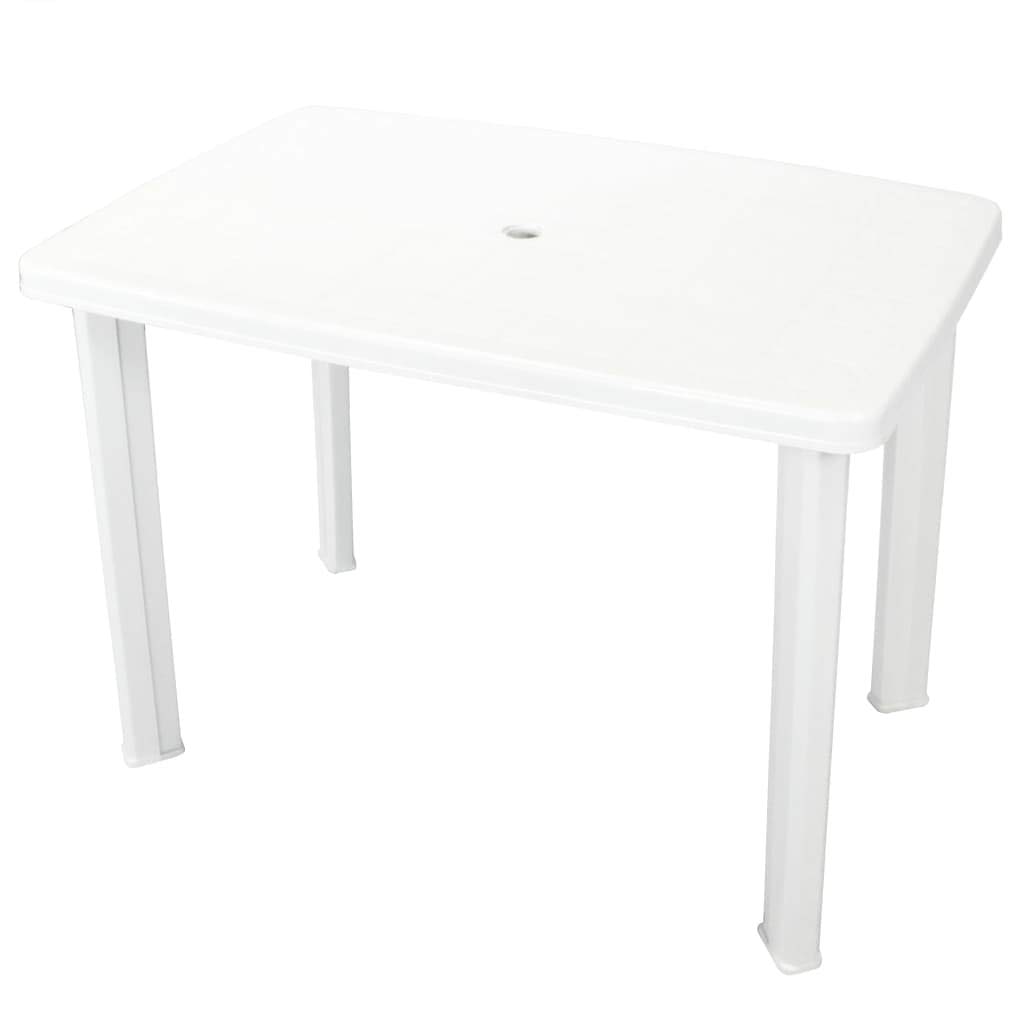 Tavolo da giardino Faretto bianco 101x68xh72cm FORNOR