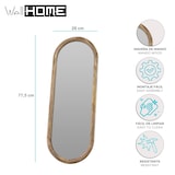 thumbnail of WellHome - Ovaler Holzspiegel 77,5cm